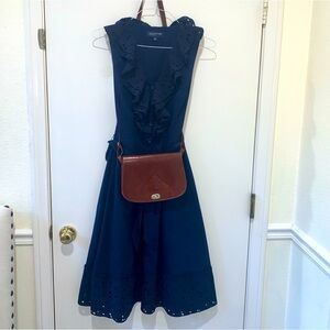 Beautiful sleeveless summer dress Jones of NY, size 10 Navy blue